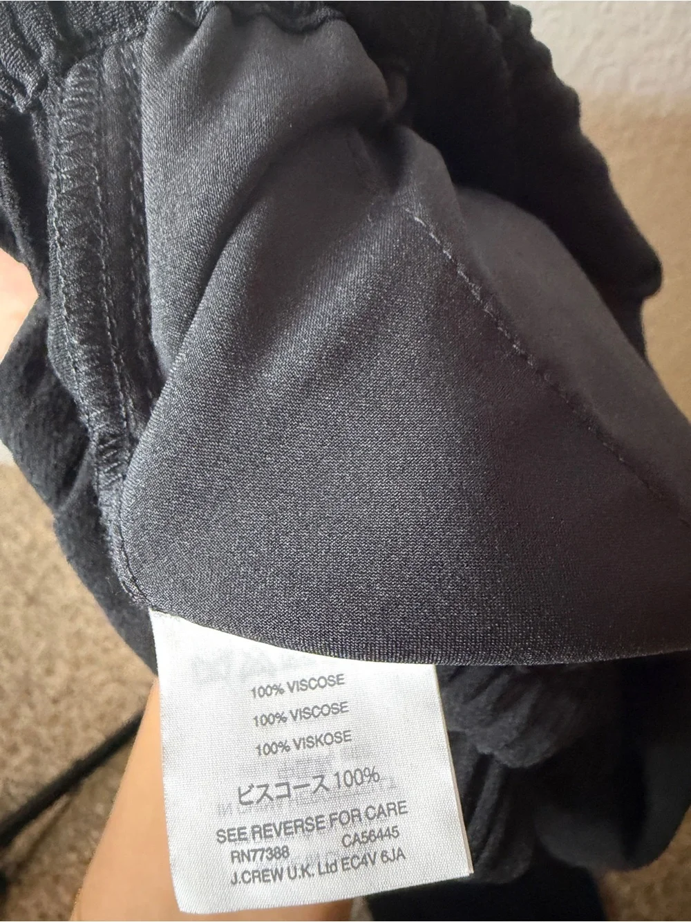 Madewell Black Apron Ruffle Jumpsuit Sz XS
